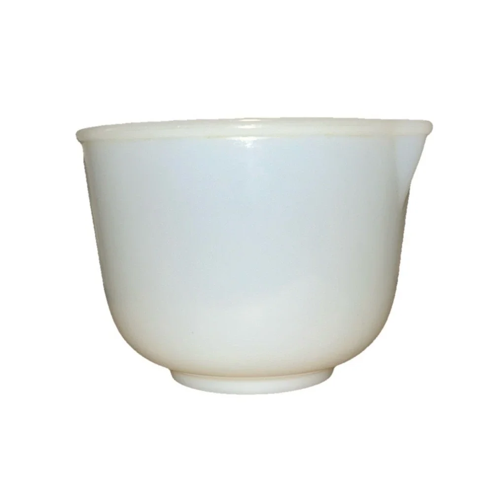 Vintage Glasbake Model 20CJ Sunbeam Mixmaster Milk Glass